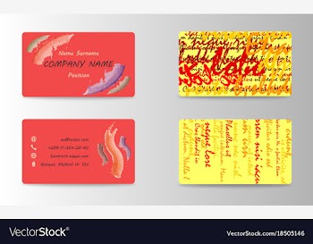 Corporate professional designer business or vector image