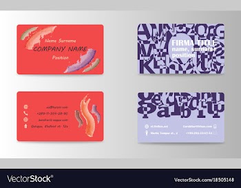 Corporate professional designer business or vector image