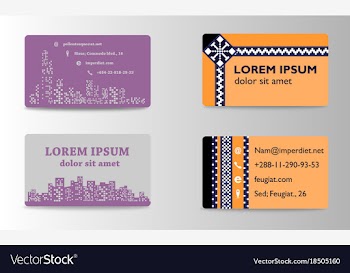 Corporate professional designer business or vector image