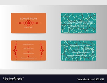 Corporate professional designer business or vector image