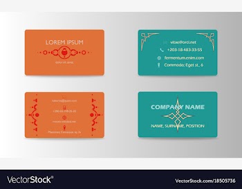 Corporate professional designer business or vector image
