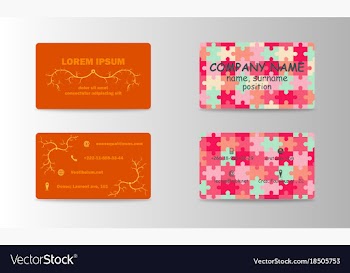 Corporate professional designer business or vector image