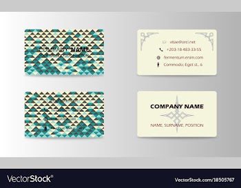 Corporate professional designer business or vector image