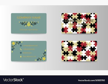 Corporate professional designer business or vector image