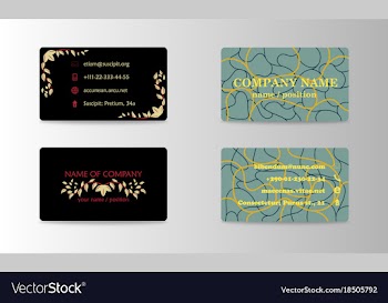 Corporate professional designer business or vector image