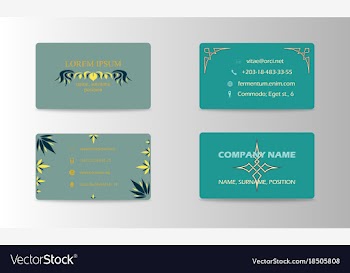 Corporate professional designer business or vector image