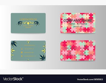 Corporate professional designer business or vector image