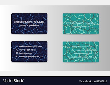 Corporate professional designer business or vector image