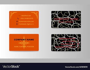 Corporate professional designer business or vector image