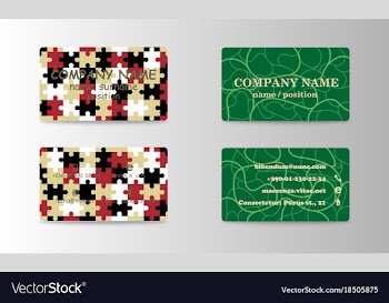 Corporate professional designer business or vector image