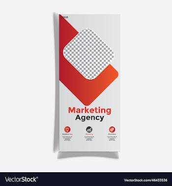 corporate roll up banner design template