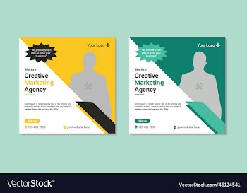 corporate social media post template