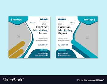corporate social media post template