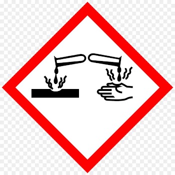Corrosive substance Hazard symbol Corrosion Chemical substance - pictogram 