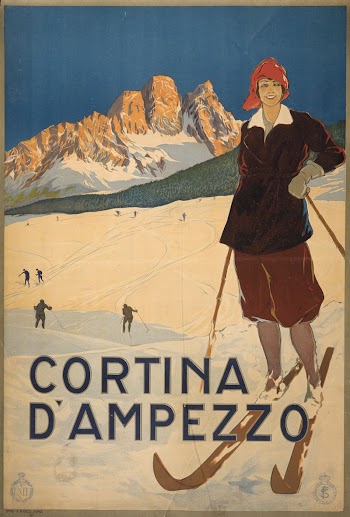 Cortina d'Ampezzo (1920) vintage poster | Free Photo Illustration - rawpixel