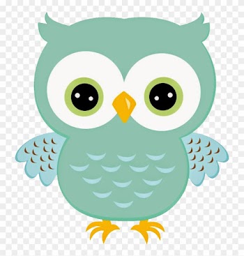 Corujinha Verde 12 - Baby Owl Png