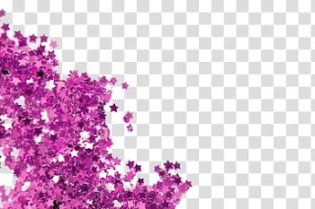 COSAS TIERNAS, purple glitter stars corner frame illustration transparent background PNG clipart