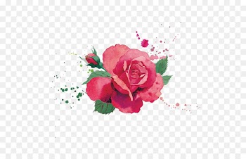 Cosmetics Make-up artist Poster - Watercolor flowers 