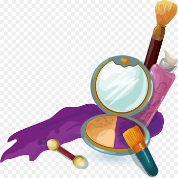 Cosmetics Make-up Mirror Clip art - Vector makeup mirror 
