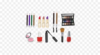 Cosmetics Makeup brush Eye shadow Illustration - Women daily cosmetics 