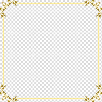 Cosmetics Makeup brush Speech balloon Cartoon, Gold frame transparent background PNG clipart