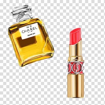 Cosmetics Painting Lipstick, Women cosmetics hand painting material transparent background PNG clipart