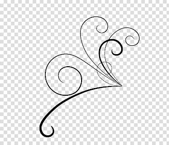 Coso, curved black line illustration transparent background PNG clipart