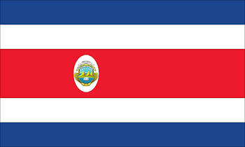 Costa Rica Flag Transparent Image