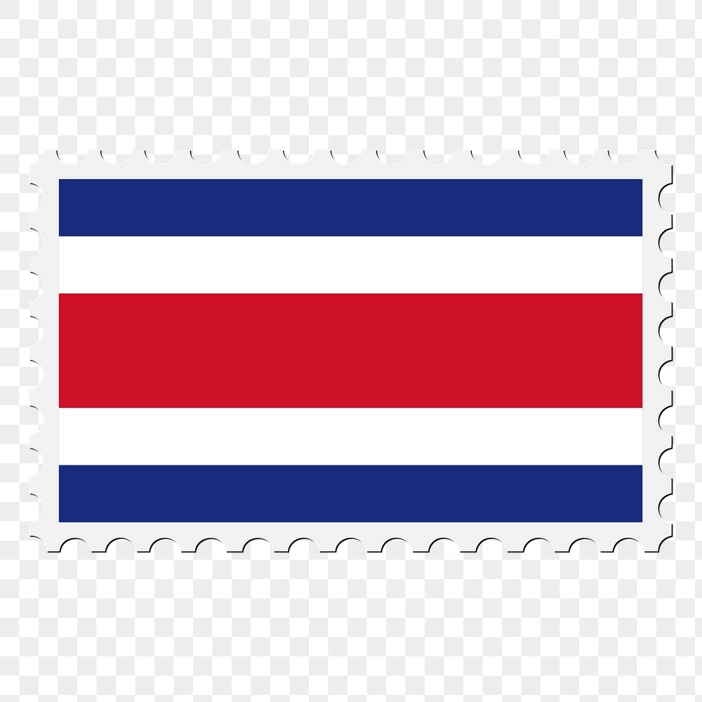 Costa Rica png flag sticker, | Free PNG - rawpixel