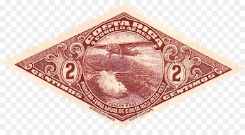 Costa Rica Postage Stamps Airmail stamp - post stamp 