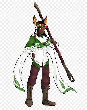 Costume design Green Legendary creature Character -  