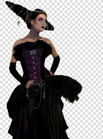 Costume Gothic fashion Et tu me diras France Halloween, others transparent background PNG clipart