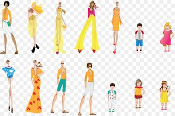 Costume Illustration Barbie Yellow Human behavior - baja cartoon 