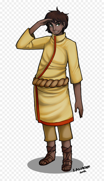 Costume Illustration Human Boy Cartoon - ati watercolor 