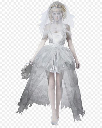 Costume party Bride Ghost Dress - bride 