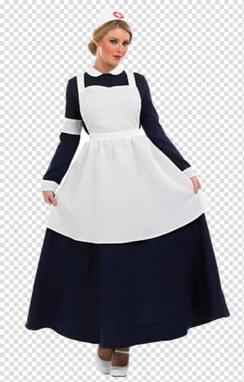 Costume party Clothing Dress Nurse uniform, dress transparent background PNG clipart