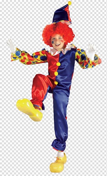 Costume party Clown Halloween costume Child, carnival outfits transparent background PNG clipart