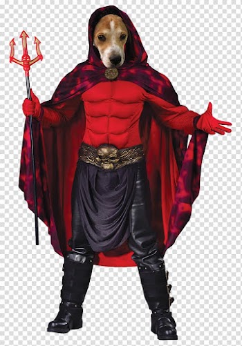 Costume party Devil Lucifer Halloween costume, devil transparent background PNG clipart