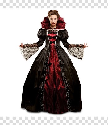 Costume party Disguise Dress Vampire, dress transparent background PNG clipart