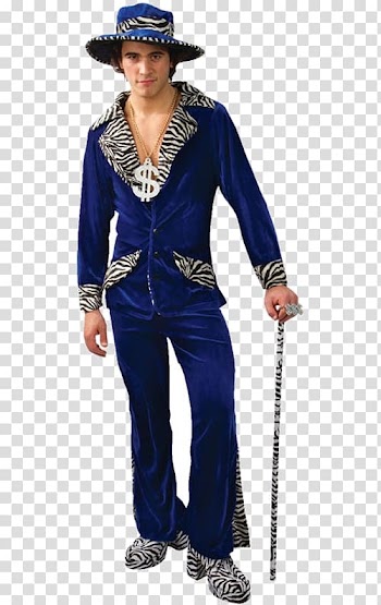 Costume party Suit Hat Dress, suit transparent background PNG clipart