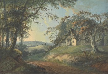 Cottage in a Landscape | Free Photo - rawpixel