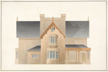 Cottages at Chatsworth, Derbyshire: Elevation | Free Photo - rawpixel