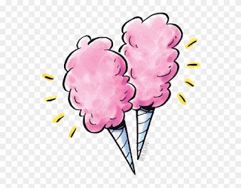 Cotton Candy Food Clip Art - Cotton Candy Food Clip Art