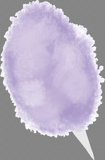 Cotton Candy PNG Image Transparent
