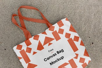 Cotton Canvas Bag Mockup free canvas bag mockup 