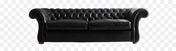 Couch Furniture Sofa bed Chair - Black Sofa Png Image 
