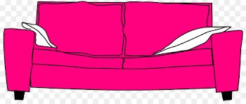 Couch, Pillow, Chair, Pink, Magenta PNG