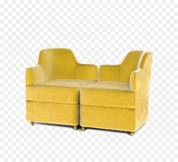 Couch Sofa bed Comfort Chair Yellow - banca watercolor 