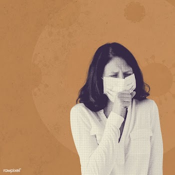 Coughing woman with coronavirus symptoms background | Free  photo - 2313772