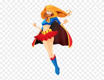 Couleur De Votre Mur - Superhero Girl In Png